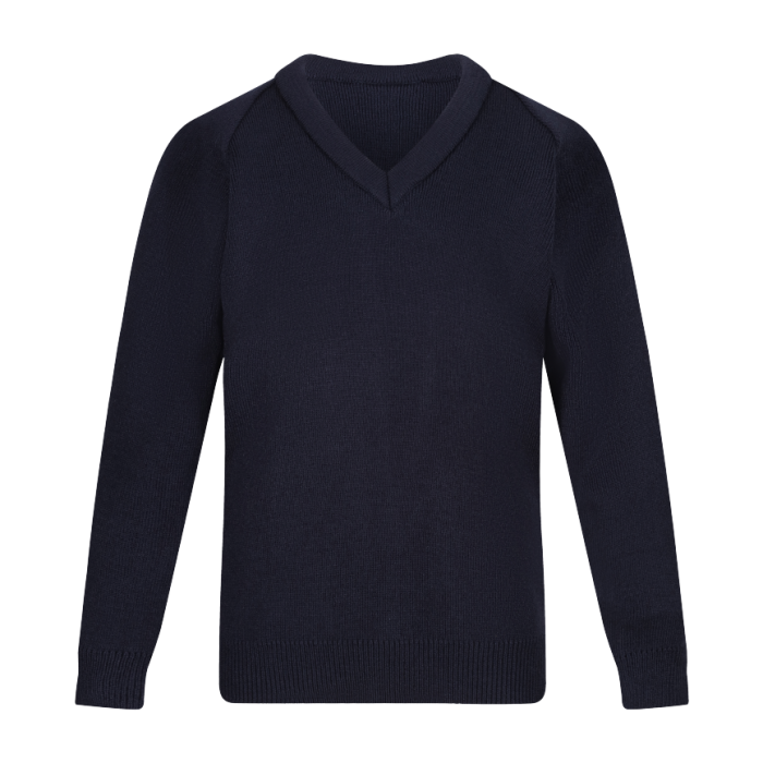 Heworth Grange School Navy V-neck Jumper