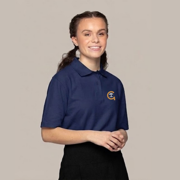 Callerton Academy Unisex Navy Day Polo Shirts with Logo