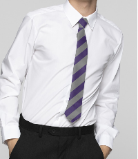 Whickham Year 11 Purple Stripe Tie