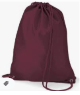 Spring Gardens Primary School Plain Maroon Pump bag