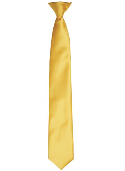 Excelsior Academy Plain Gold Traditional Tie - (Y11 Sept 25)