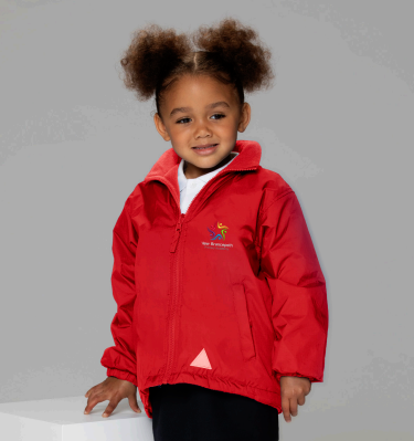 New Brancepeth Primary Academy Red Mistral Showerproof Jacket with Logo
