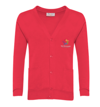 New Brancepeth Primary Academy Red School Cardigan with Logo : Michael ...