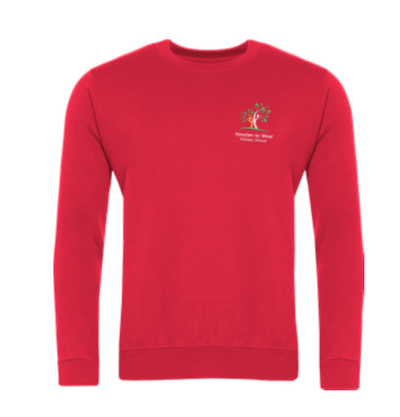 Howden Le Wear Nursery School Red Sweatshirt with Logo