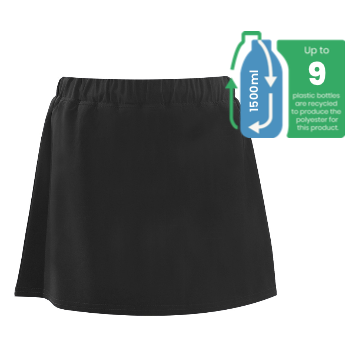 Northallerton School Approved (ARETE) Black/Silver Skort