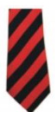 Stokesley School Year 9 (Sept 2023) Red/black stripe Tie