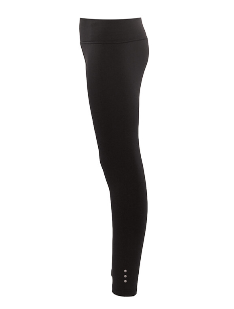 Stokesley School Approved (ARETE) Black/Silver Leggings