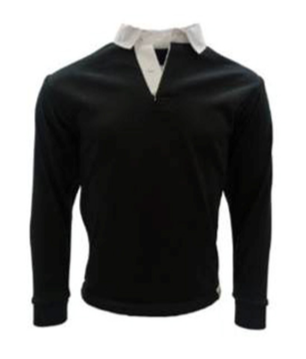Stokesley School Black PE Rugby Shirt (Optional)