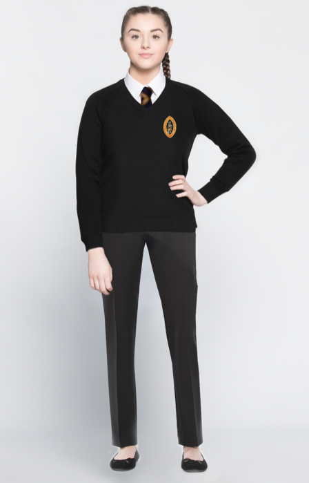 Richmond School Approved Girls Signature Black Contemporary Trousers