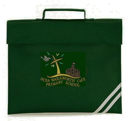 NCEA Warkworth Primary School Bookbag with reflective strip