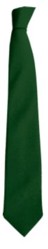 Warkworth Primary Year 5 +6 Plain Bottle Green Elasticated Tie 