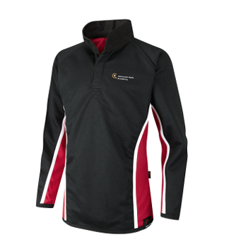 Jesmond Park Academy Black/Red Reversible Rugby Shirt