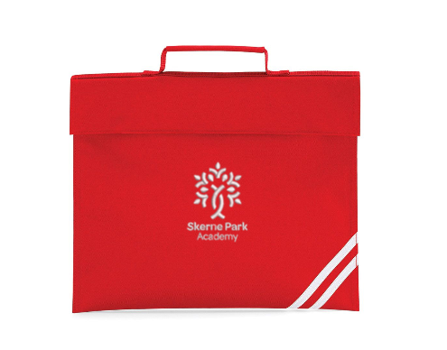 Skerne Park Academy Red Logo Bookbag with reflective strip