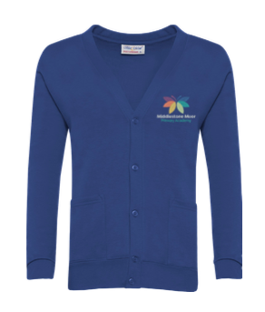 Middlestone Moor Primary Academy Royal  Cardigan with Logo
