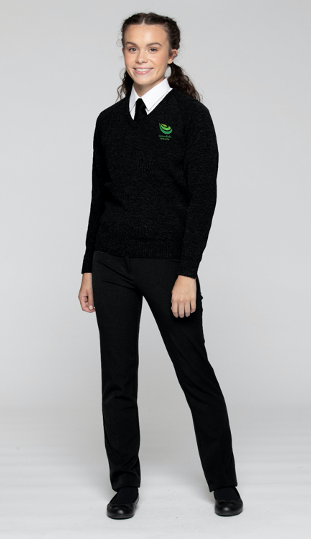 Greenfield Academy Approved Girls Senior Black GTR Trousers