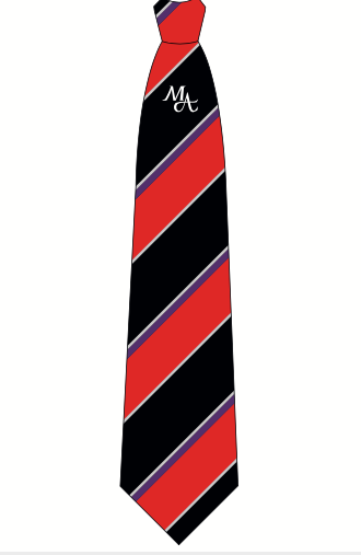 Monkwearmouth Academy Red Stripe tie - (Y10 Sept 25)