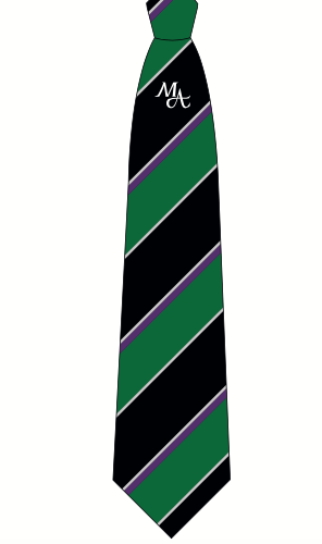 Monkwearmouth Academy Green Stripe tie - (Y7 Sept 25)
