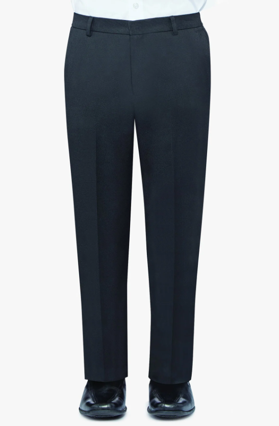 Nunthorpe Academy Approved Boys Black Sturdy Fit Elasticated Trousers (BST)