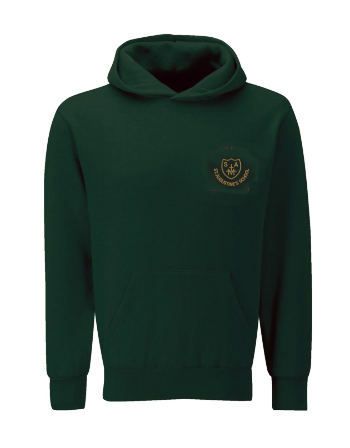 St Augustine Primary School Logo Bottle Green PE Hoody