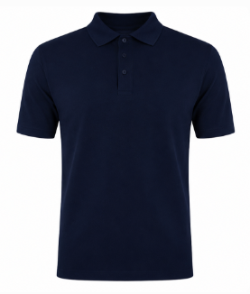 Plain Unbranded Navy Polo Shirts - Premium Quality Unisex
