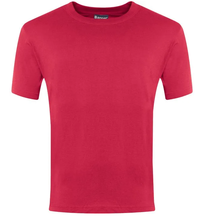 Plain Red Champion T-Shirts - 100% Cotton