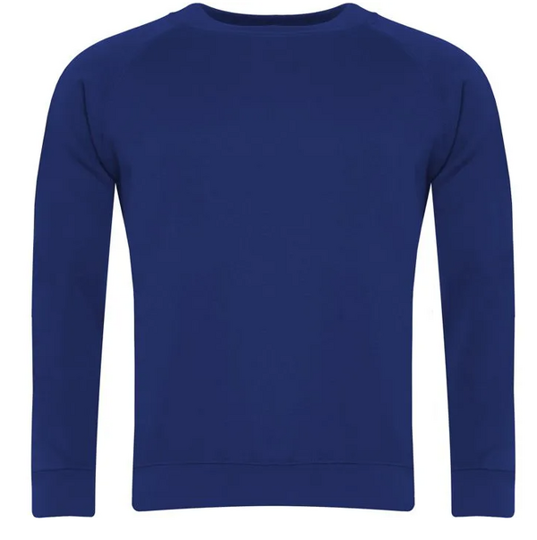 Plain Royal Blue School Sweatshirt Unbranded