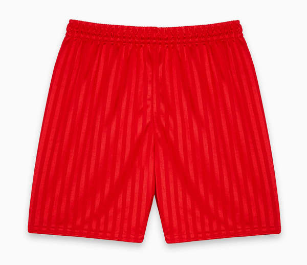 St Paul's Catholic Red Shadow Stripe PE Shorts