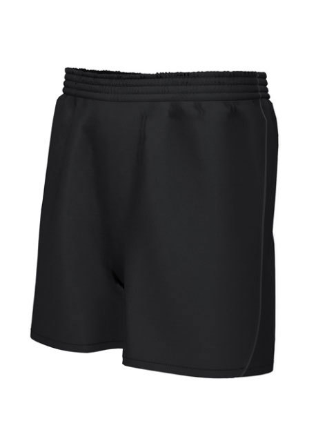 Hexham Middle School Approved Unisex Plain Black PE Shorts