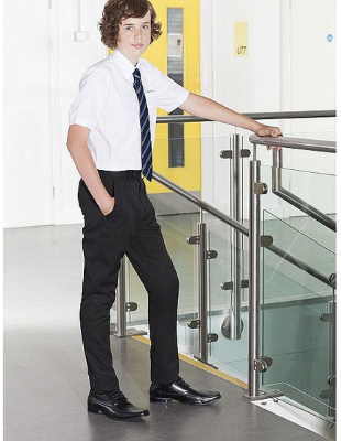 Jesmond Park Academy Approved Boys Black Slim fit trousers