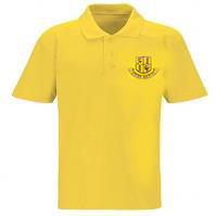 Spring Gardens Primary School Polo Shirt (Gold) with New Logo