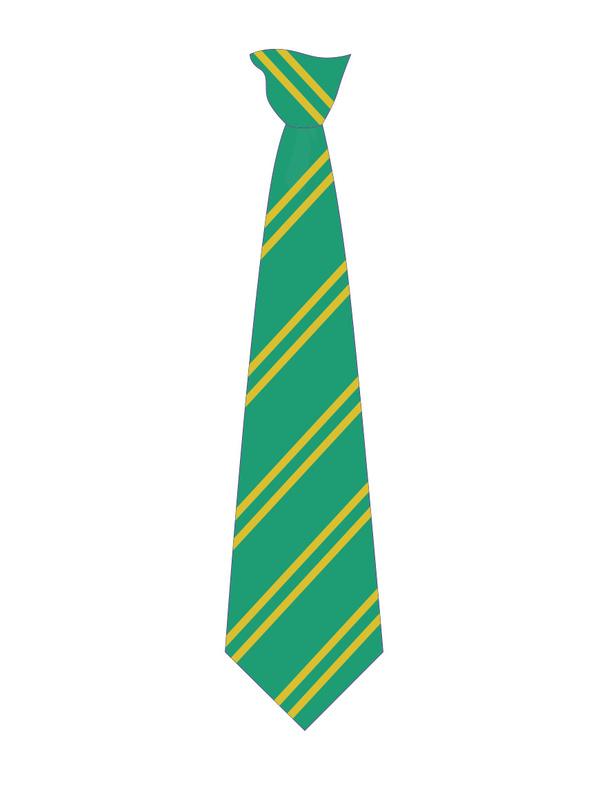 James Knott Primary School Jade Stripe Year 5 + 6 Clip-on Tie