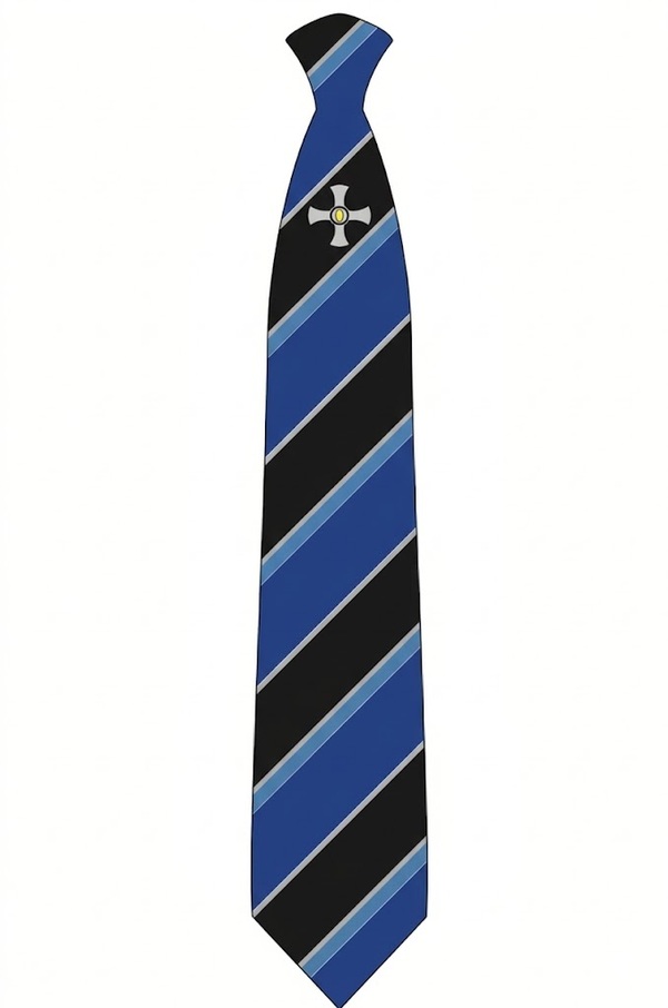 Northallerton School Blue Logo Clip on Tie - (Y10 Sept 26)