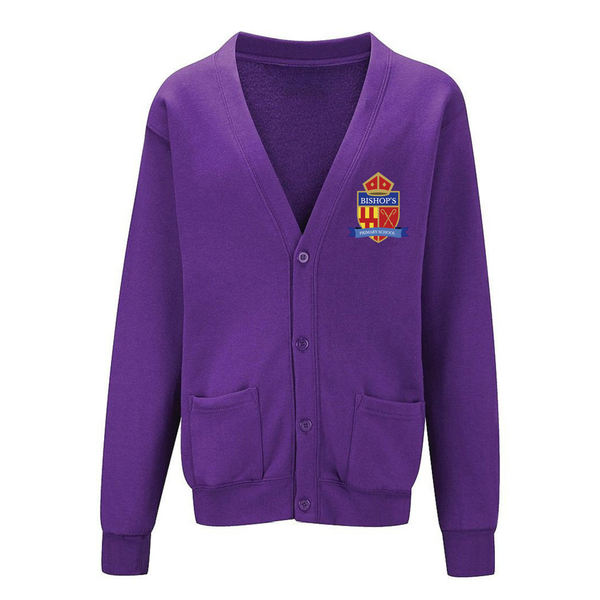 Bishop's Primary School Logo Cardigan (Nursery to Year 6)