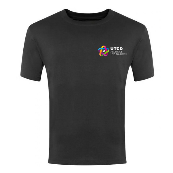 Darwen Aldridge Enterprise Studio Badged Black Champion T shirt