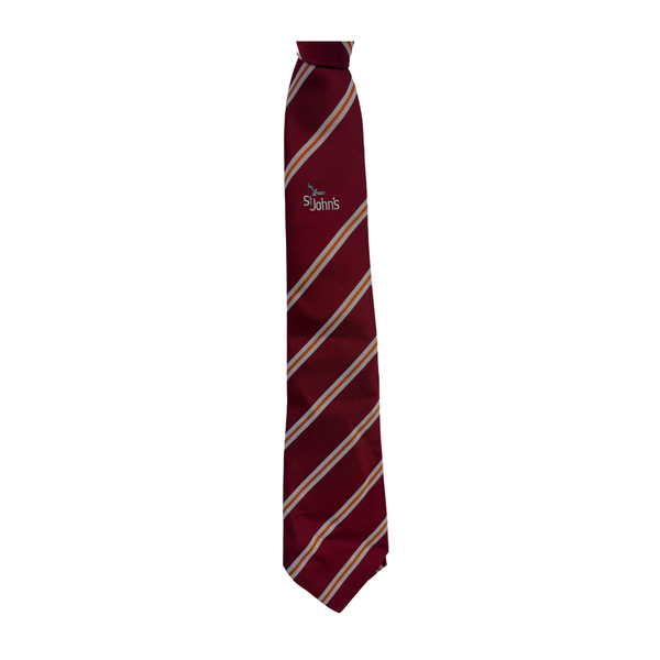 St John's Academy Traditional Tie - Orange (Year 10 Sept 25)