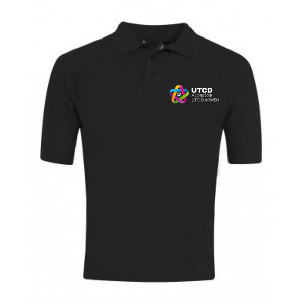 Darwen Aldridge Enterprise Studio Badged Black Polo Shirt