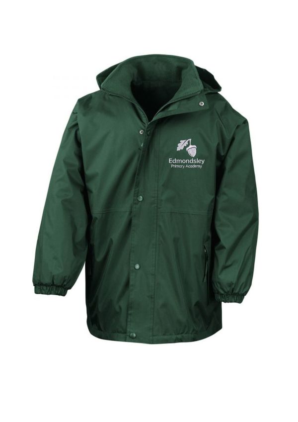 Edmondsley Bottle School Jacket with logo