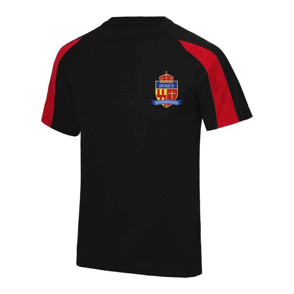 Duke's Secondary School Approved Contrast PE T-shirt