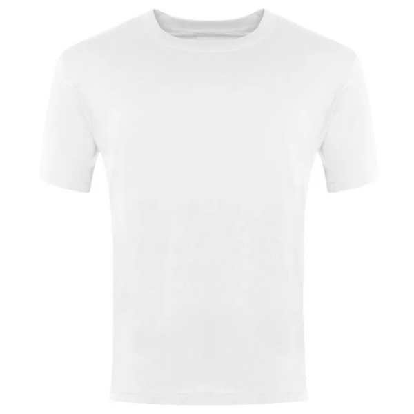 St Mary's Newton Aycliffe Plain White PE T-shirt
