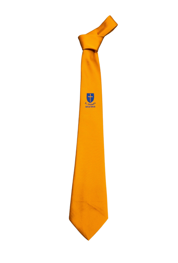 St Michaels Gold Traditional Tie - (Year 11 Only) 2024-2025