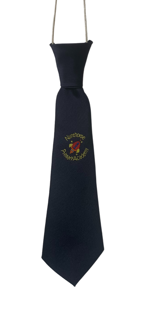 Nunthorpe Primary Navy Elasticated Tie
