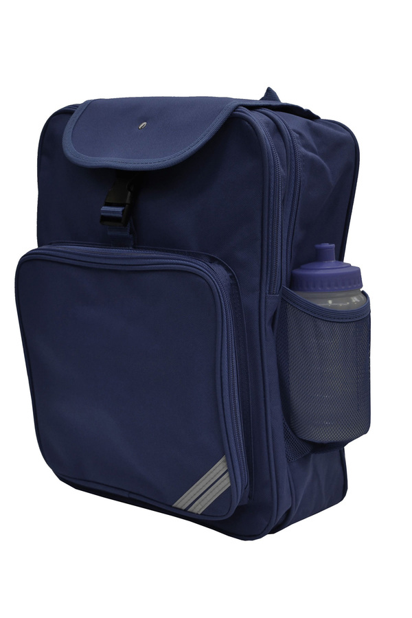 Great Park Academy Plain Navy Backpack