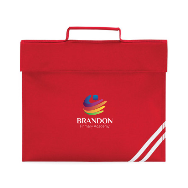 Brandon Primary Academy Logo Bookbag with reflective strip