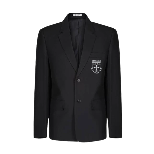 Northfield Boys Badged Contemporary Black Blazer